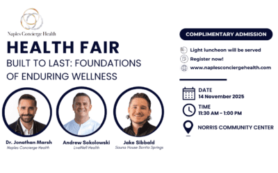 PRESS RELEASE: Naples Concierge Health Invites You to attend “Built to Last: Foundations of Enduring Wellness”